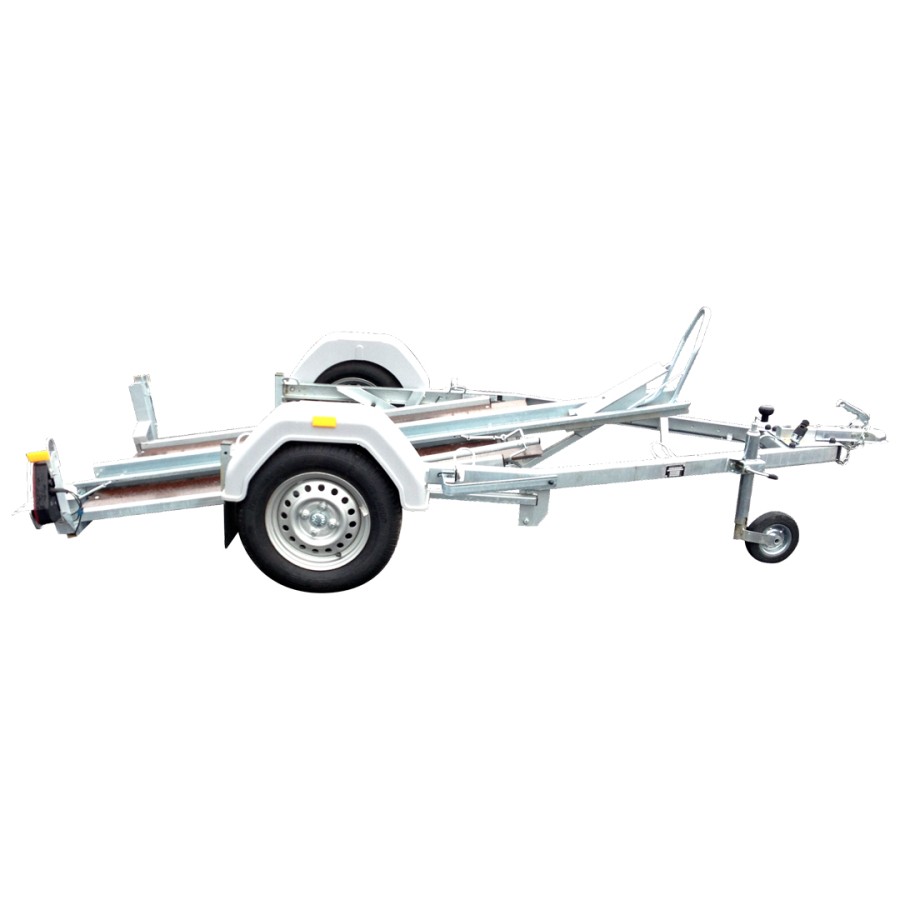 Rimorchio portamoto KXL150 con blocco ruota (PTT 500 kg) MIL Remorques - immagine 2