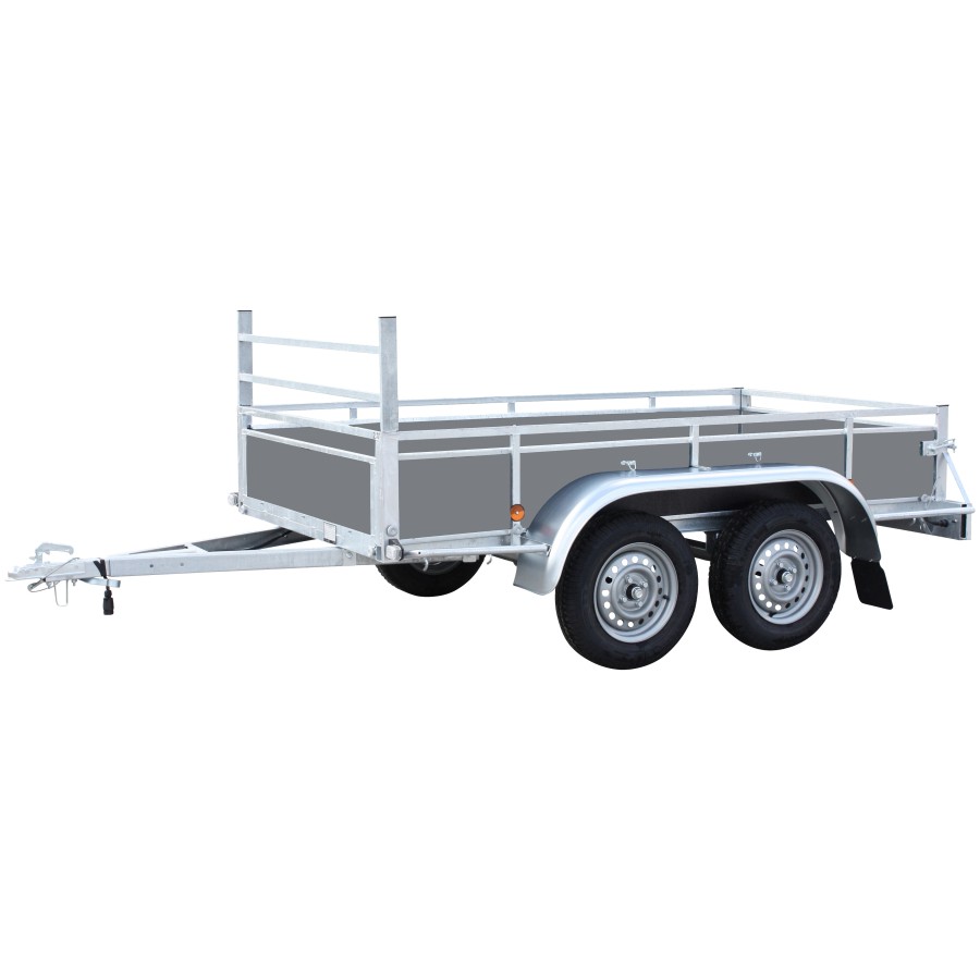 Rimorchio R252 grigio PTT 750 kg BW Remorques